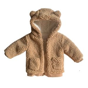 NWT 12M baby teddy bear coat by Starting Out
